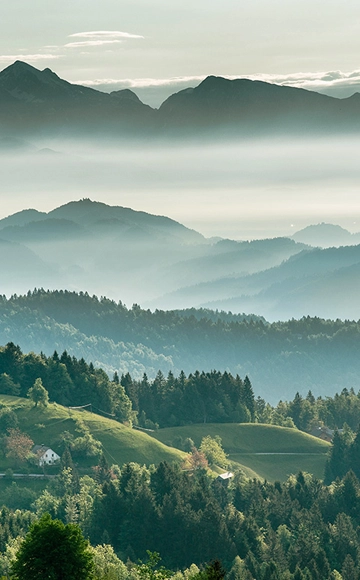 Paysage effet de Fœhn