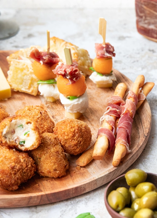 Planche de tapas basque au jambon de Bayonne